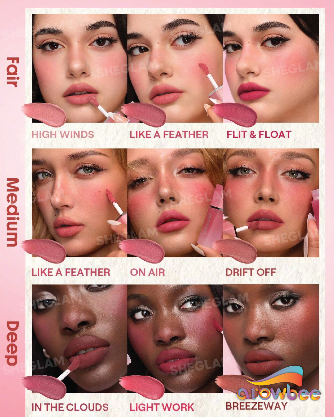 SHEGLAM Air Plush Lip & Cheek Cream