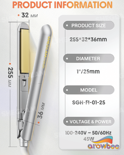 SHEGLAM HAIR Sleek Chic Insta-Heat Straight Styler