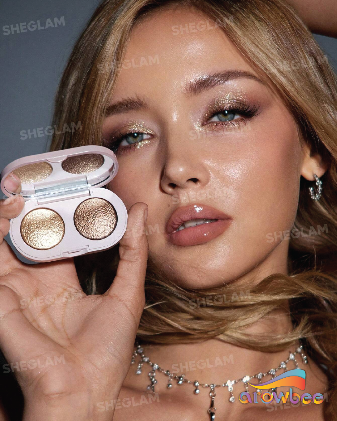 Sheglam Prismalight Baked Gelee Eyeshadow Duo