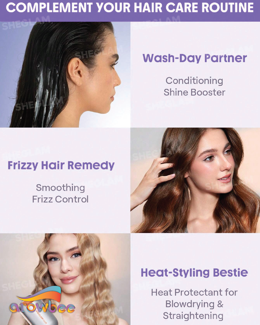 SHEGLAM HAIR On The Glow 1-Minute Airy Hair Sorbet