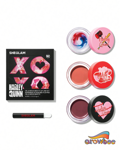 Harley Quinn X SHEGLAM Villainous Misfits Lip Jam Set