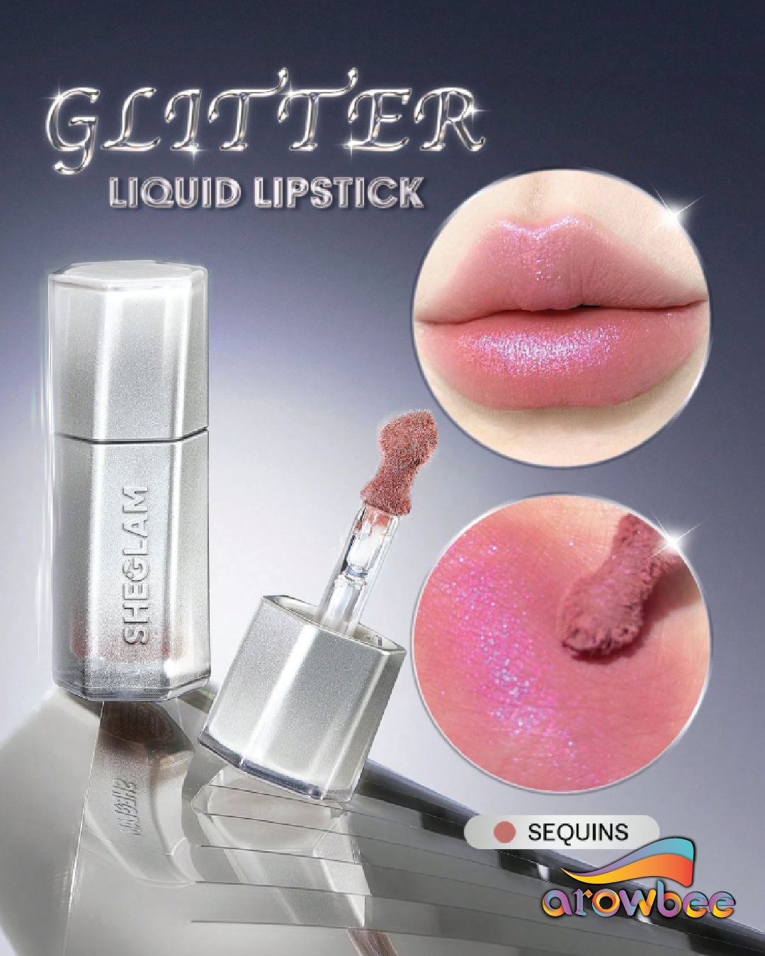 SHEGLAM Glitter Whip Liquid Lipstick