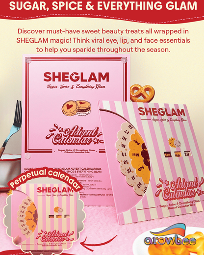 SHEGLAM Sugar, Spice & Everything Glam Advent Calendar Box