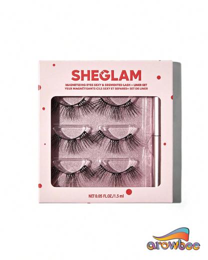 SHEGLAM Magnetizing Eyes Sexy & Segmented Lash + Liner Set