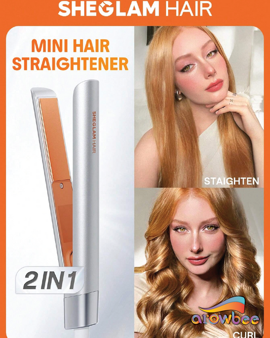 SHEGLAM HAIR Travel Buddy Mini Hair Straightener