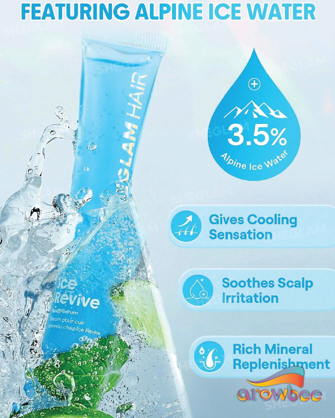 SHEGLAM HAIR Ice Revive Scalp Serum