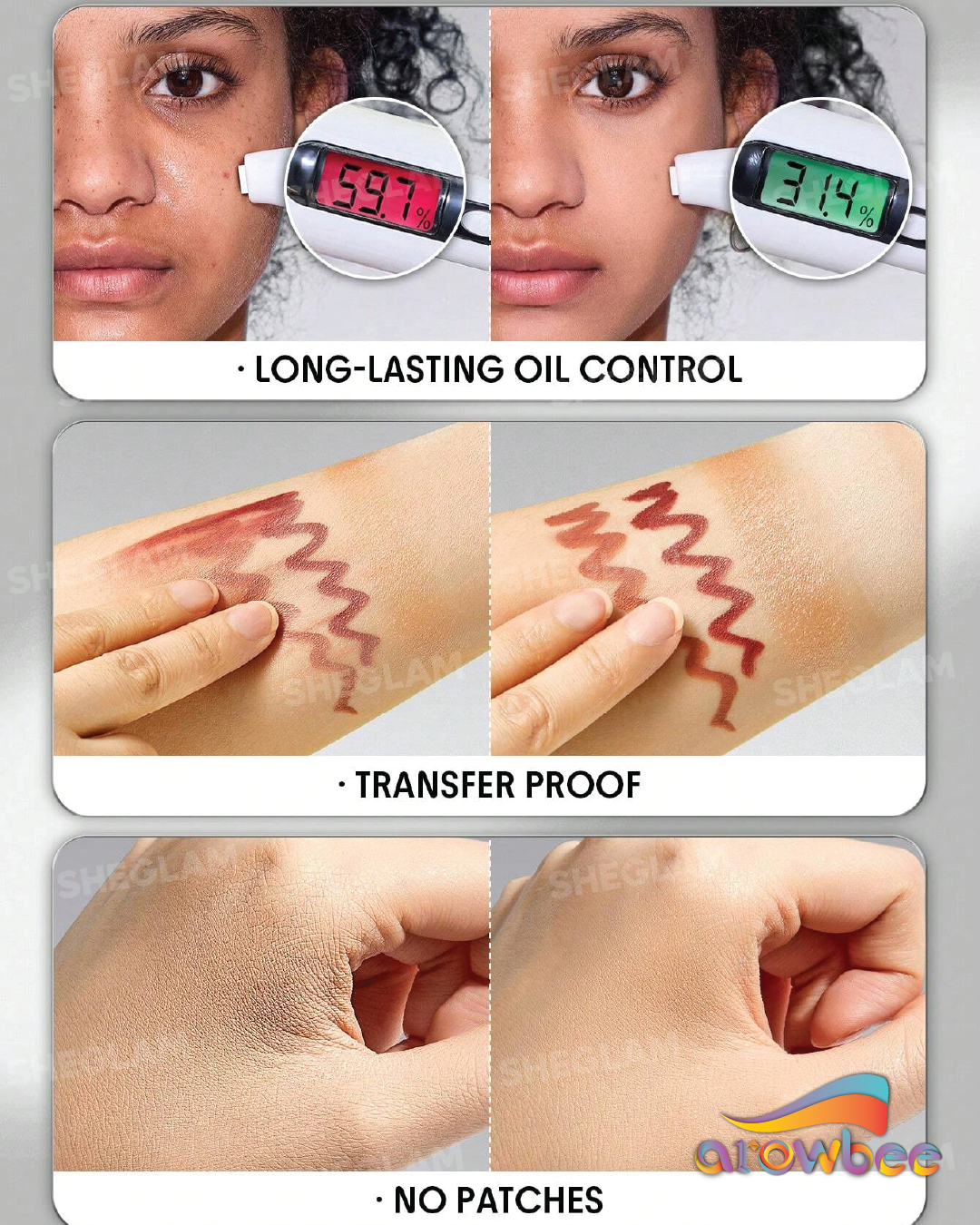 SHEGLAM Camera On Blurring Waterproof Setting Spray