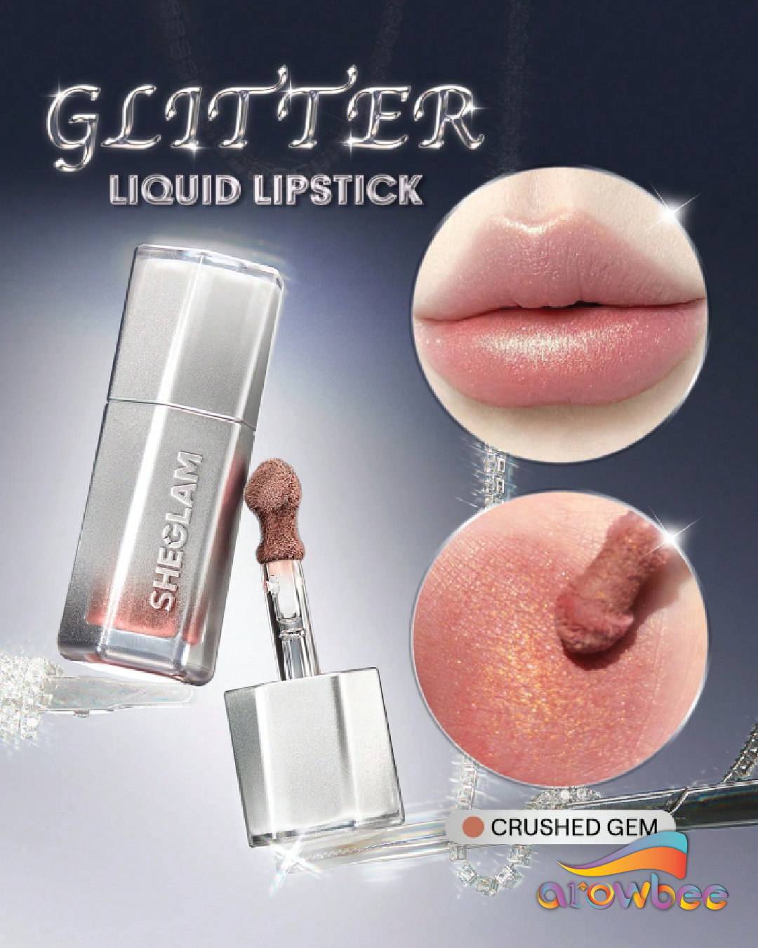 SHEGLAM Glitter Whip Liquid Lipstick