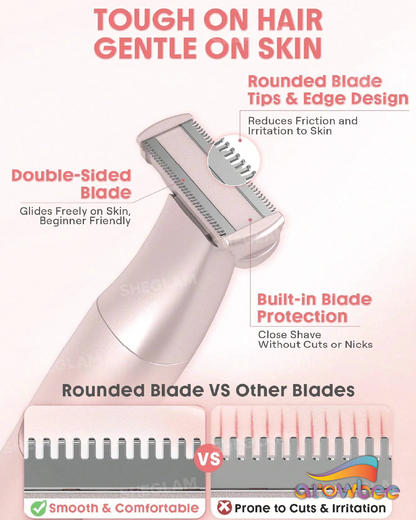 SHEGLAM HAIR Smooth Moves Single-Blade Electric Razor