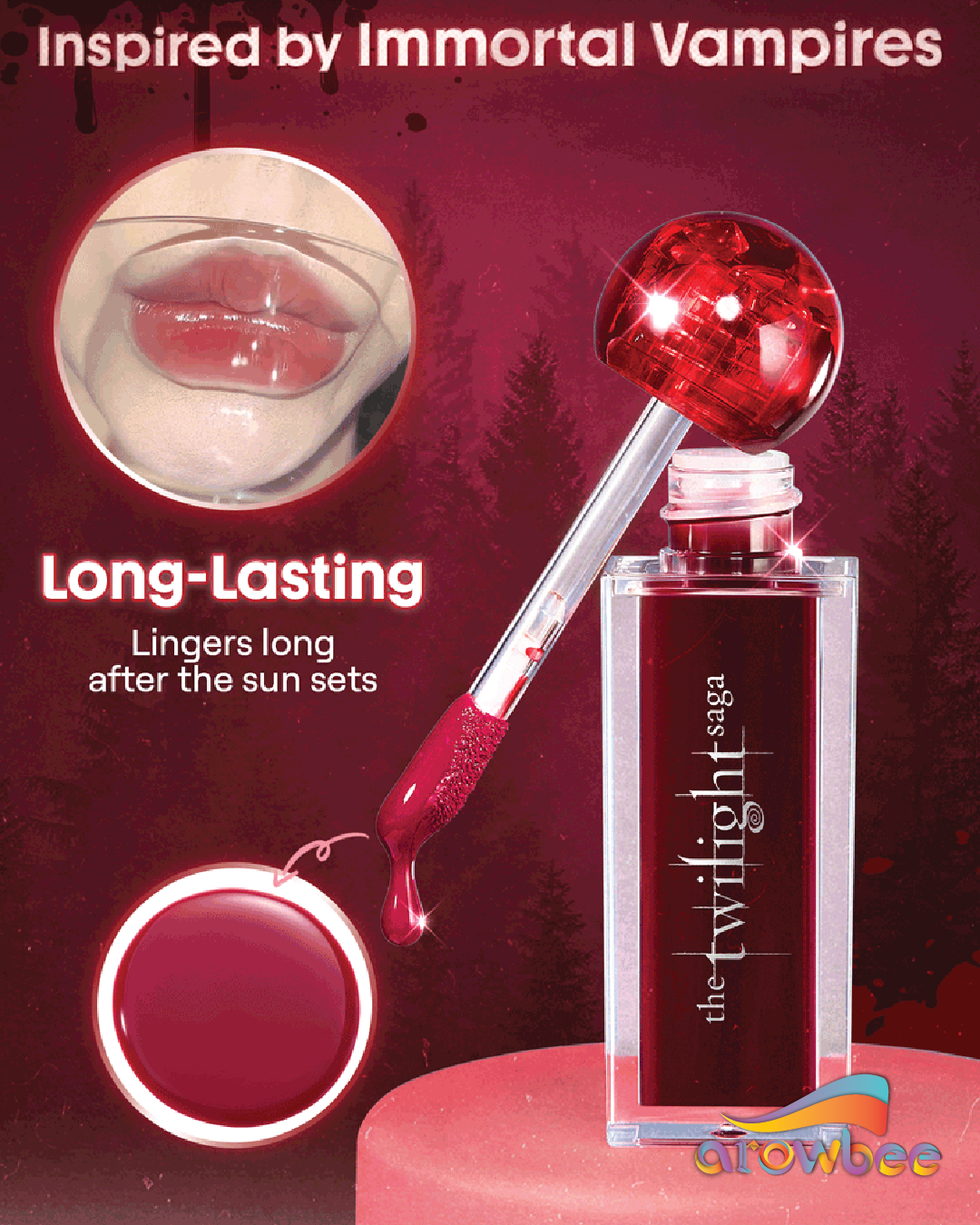 The Twilight Saga X SHEGLAM Immortality Lip Tint