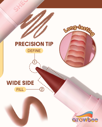 SHEGLAM Define & Fill Triangle Lip Liner