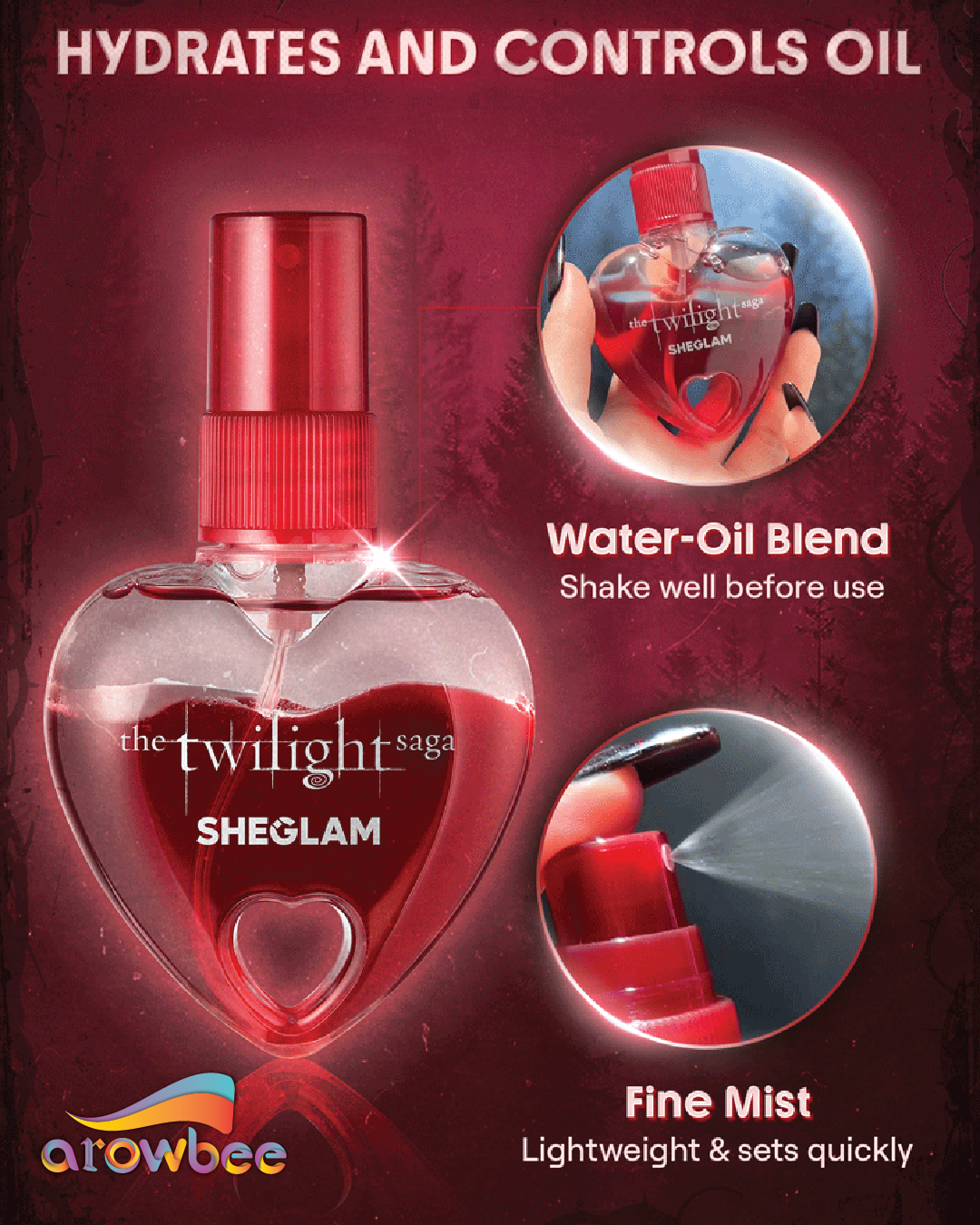 The Twilight Saga X SHEGLAM Forever Setting Spray