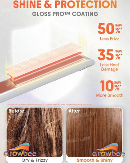 SHEGLAM HAIR Travel Buddy Mini Hair Straightener Pro