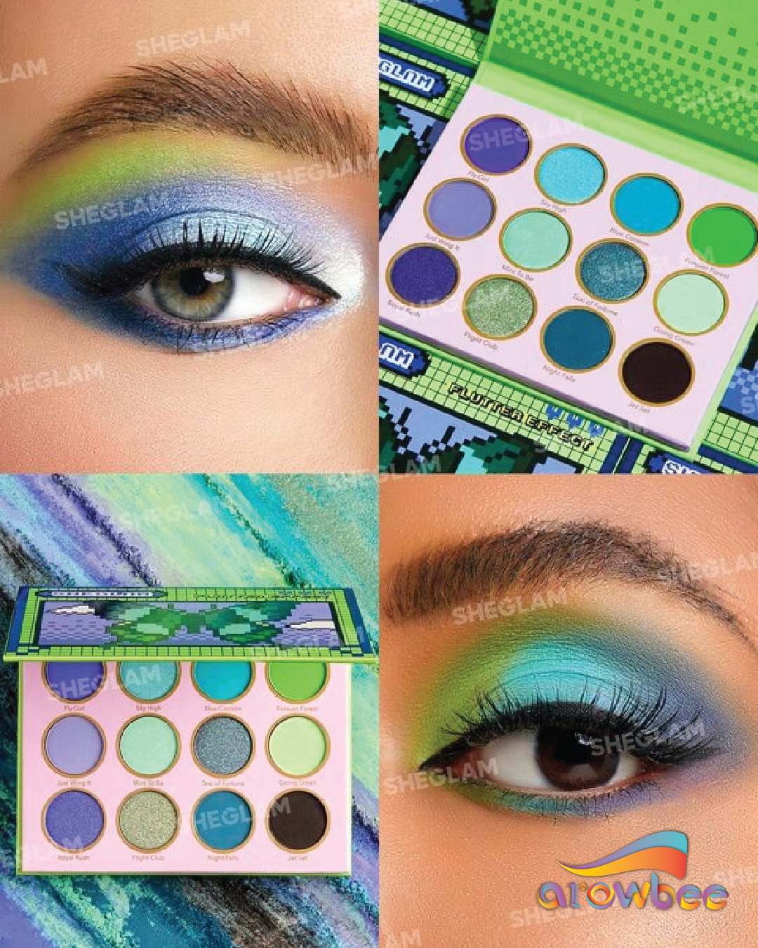 SHEGLAM Flutter Effect Palette