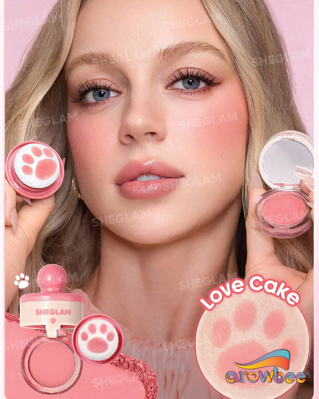 SHEGLAM Cutie Paw Blush Stamp