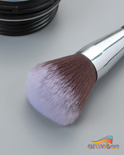 Power Makeup Brush, 1pc Wooden Classic Portable