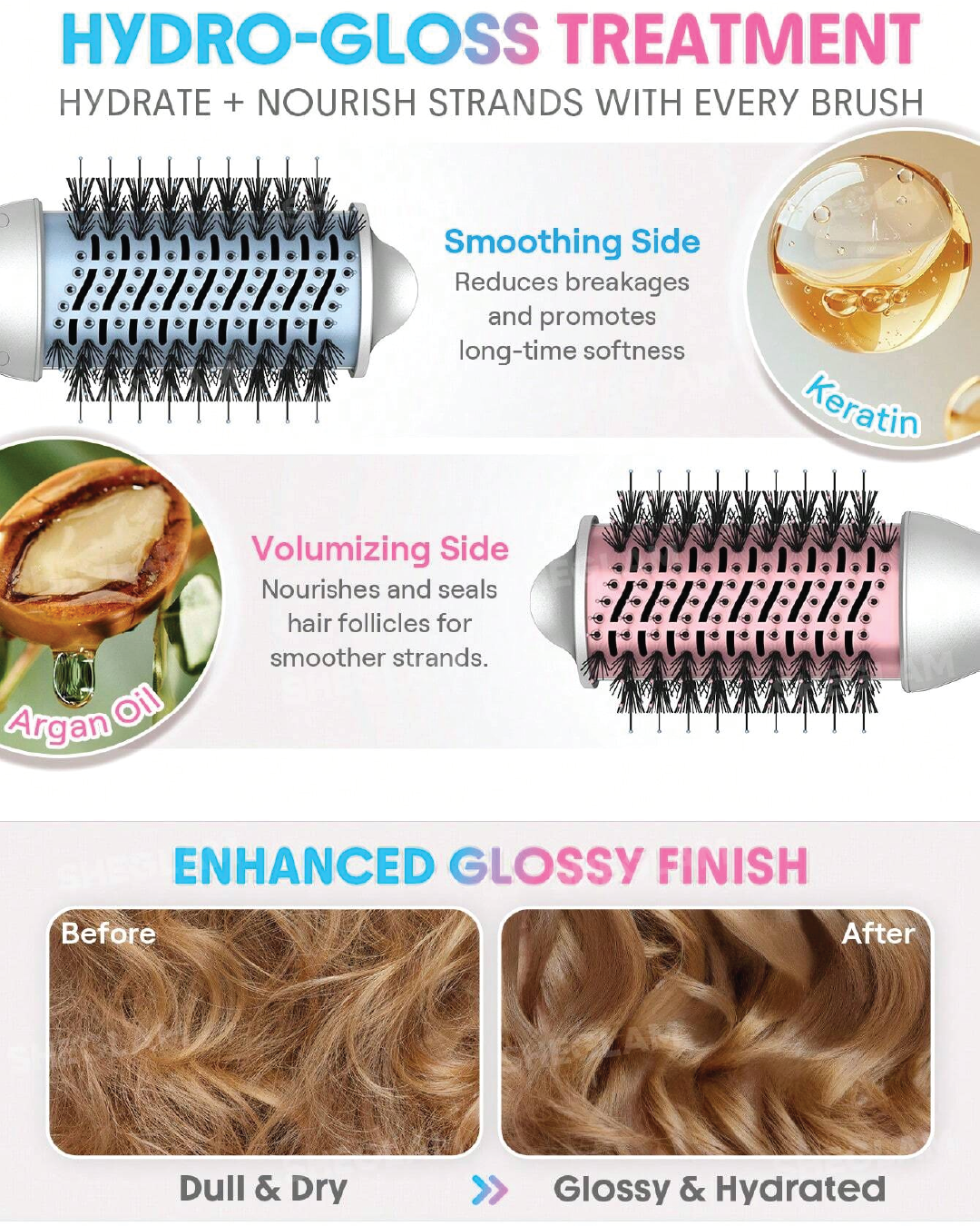 SHEGLAM HAIR Cool Shield Blowout Brush Pro