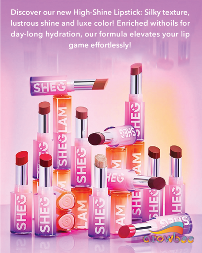 SHEGLAM Mirror Kiss High-Shine Lipstick