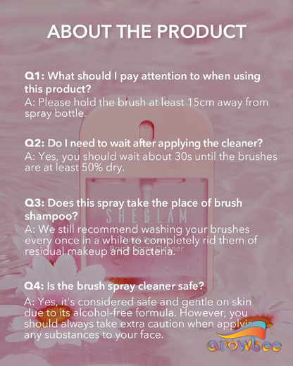 SHEGLAM Quick Refresh Brush Spray Cleaner