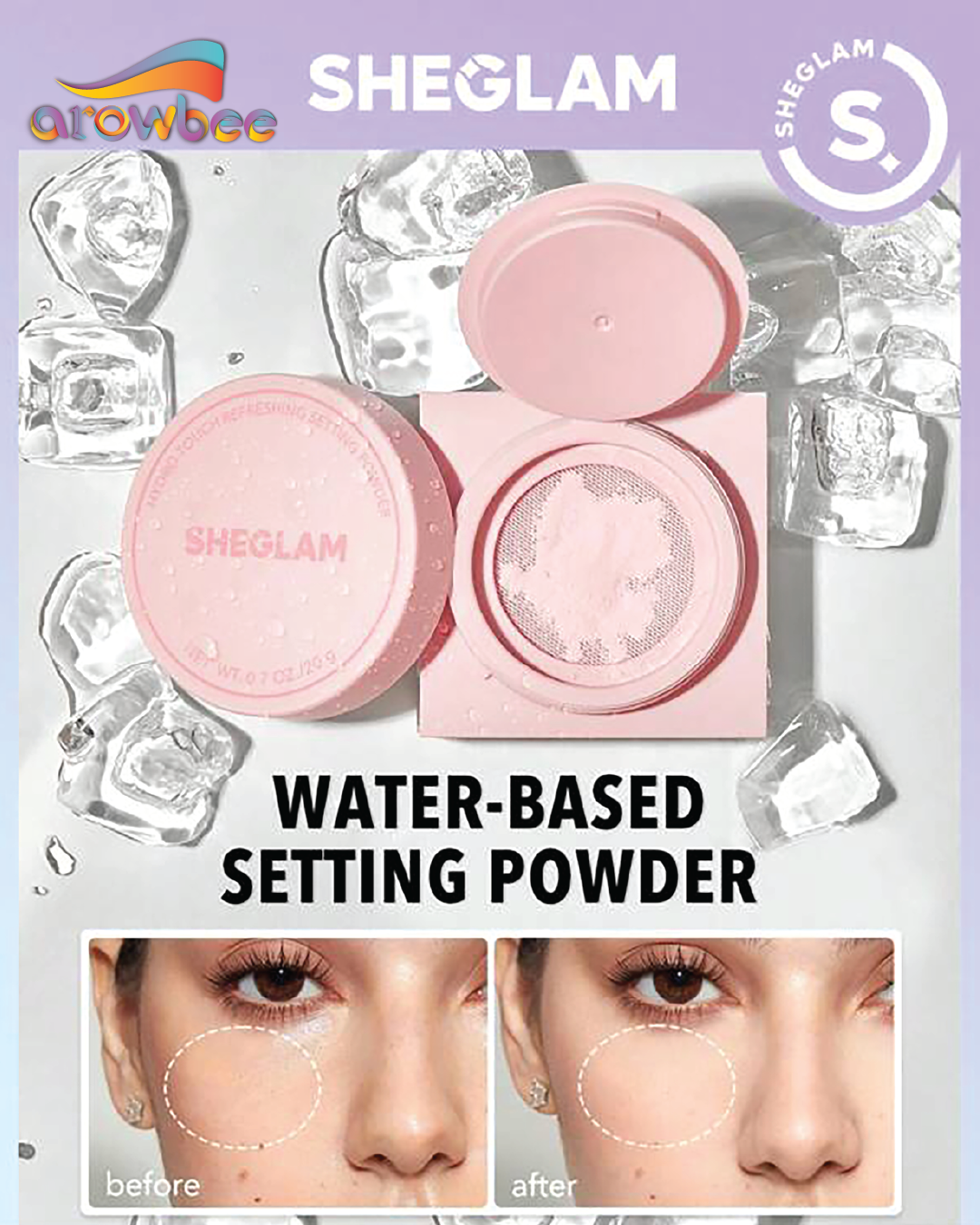 Sheglma Powder SHEGLAM Hydro-Touch Refreshing Setting Powder – Arowbee