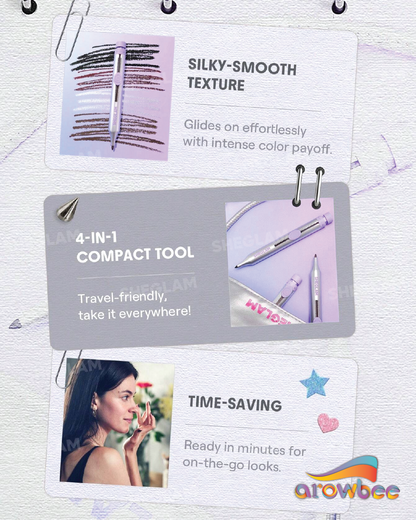SHEGLAM The Everywhere 4-In-1 Liner Pen