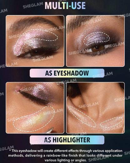 SHEGLAM Over The Rainbow Glitter Eyeshadow Topper