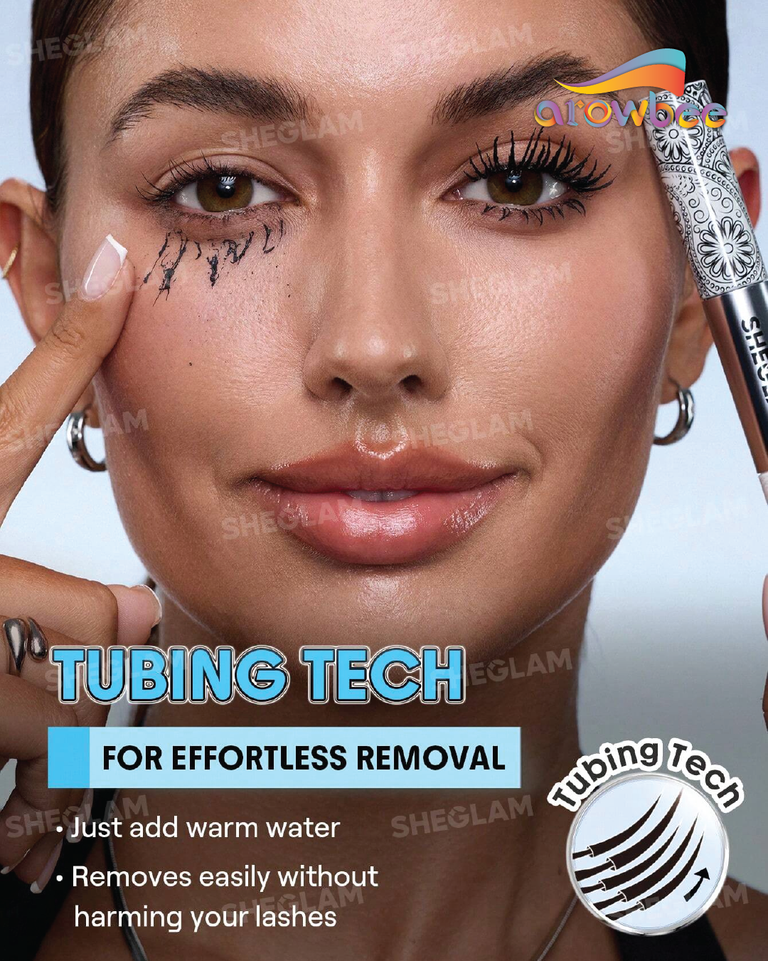 SHEGLAM All-In-One Primer & Tubing Volume Mascara-Tubing Black