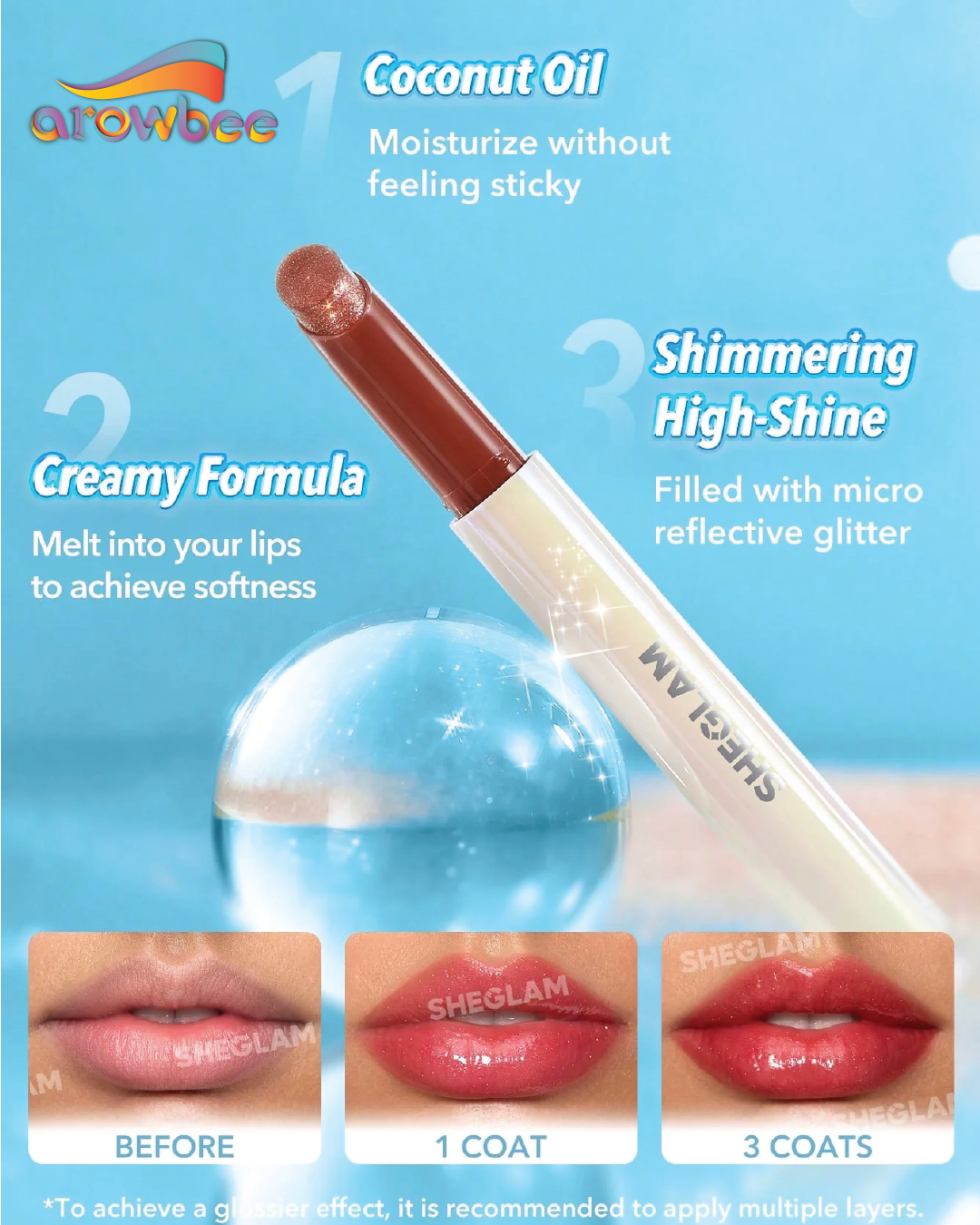 SHEGLAM Pout-Perfect Shimmer Lip Plumper