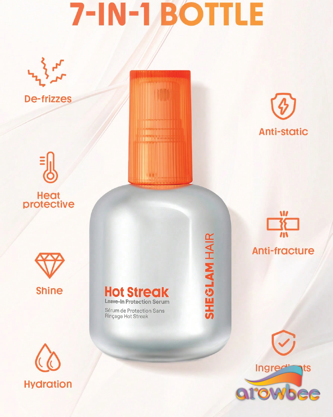 SHEGLAM HAIR Hot Streak Leave-In Protection Serum