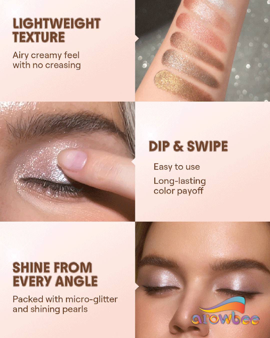 SHEGLAM Starstruck Cream Eyeshadow Pot