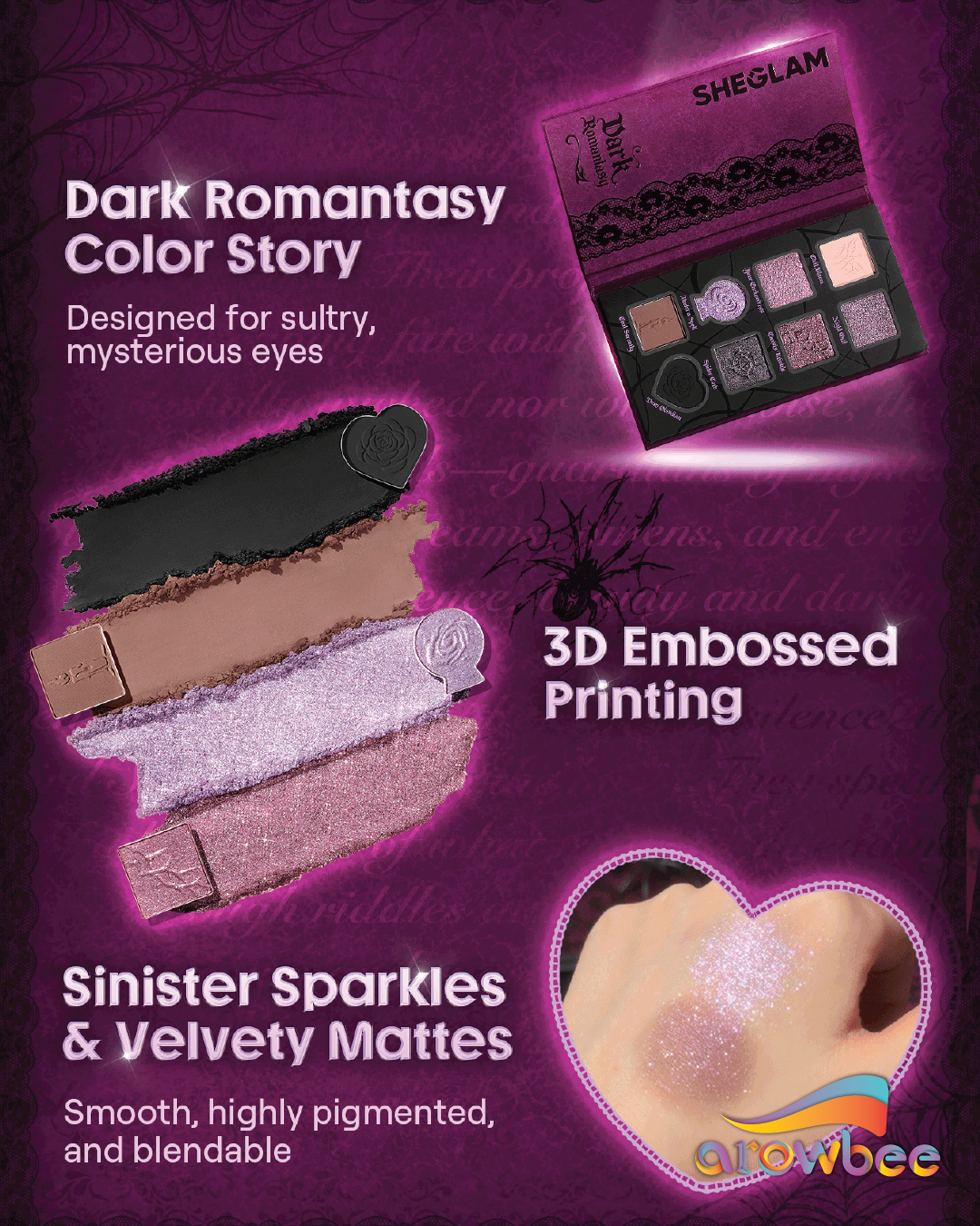 SHEGLAM Dark Romantasy Eyeshadow Palette