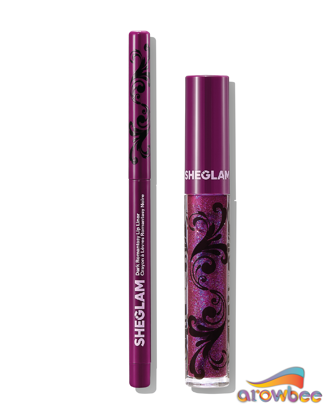 SHEGLAM Dark Romantasy Lip Liner + Lip Gloss Kit
