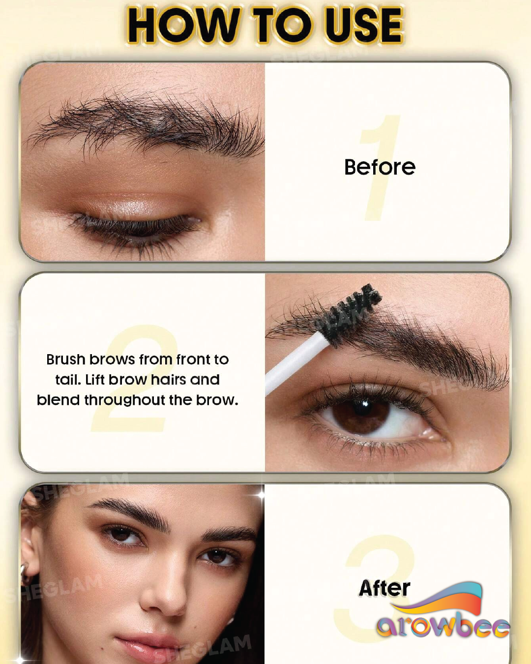 SHEGLAM Brow Behavior Taming Gel