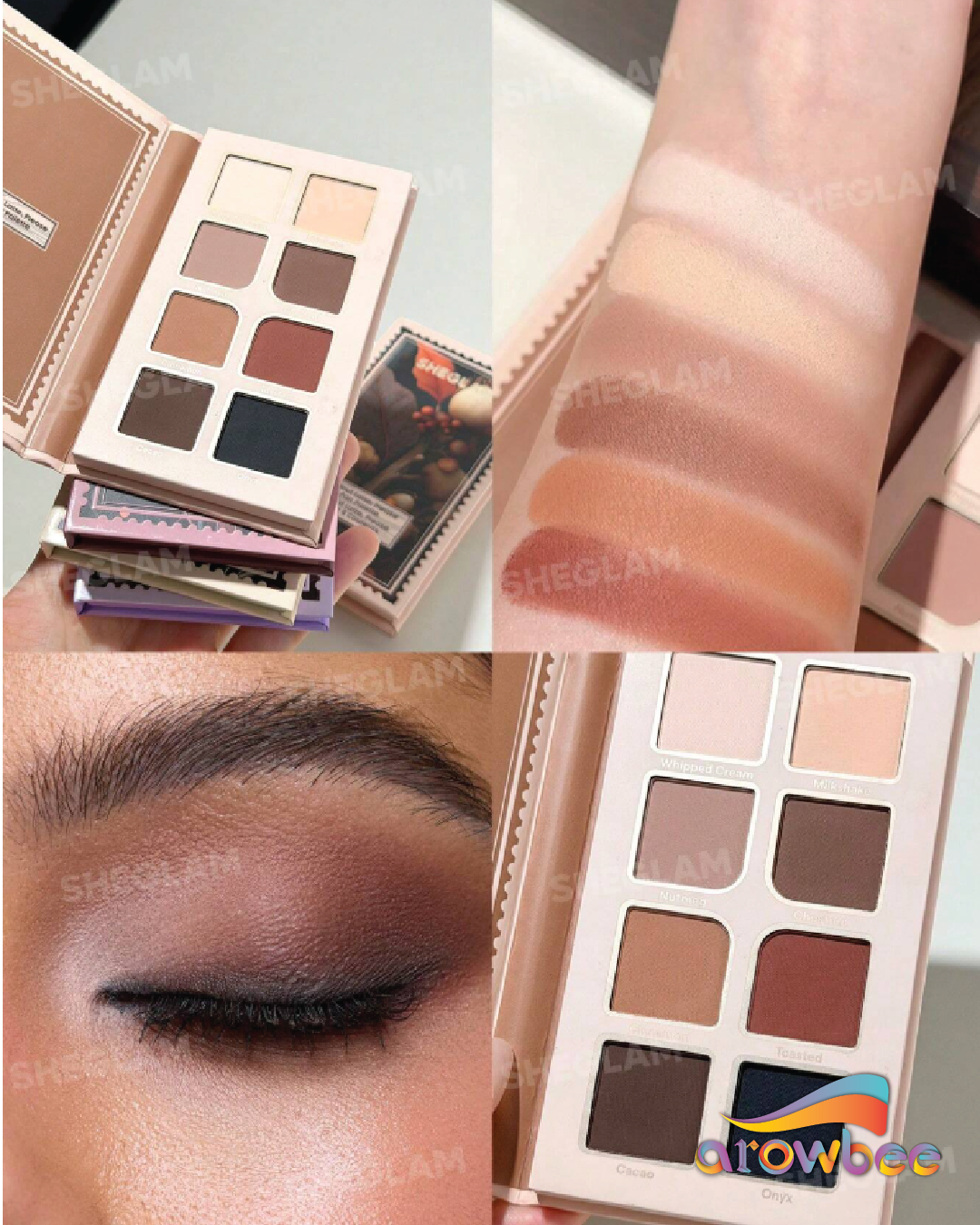 SHEGLAM Hazelnut Latte, Please 8-Pan Palette