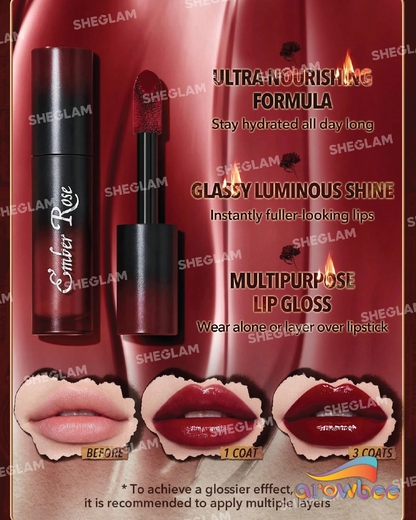 SHEGLAM Ember Rose Immortal Love Nourishing Lip Gloss