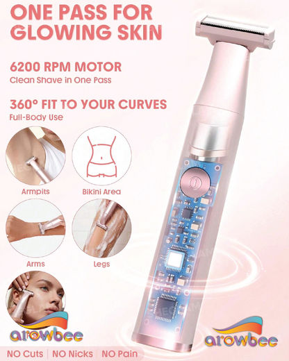 SHEGLAM HAIR Smooth Moves Single-Blade Electric Razor