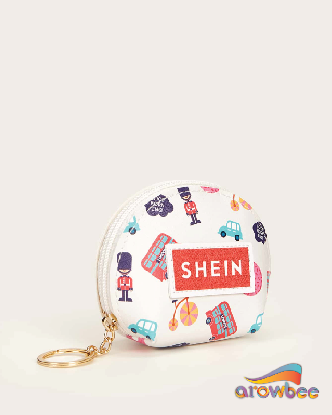 SHEIN Cartoon Graphic Dome Coin Purse