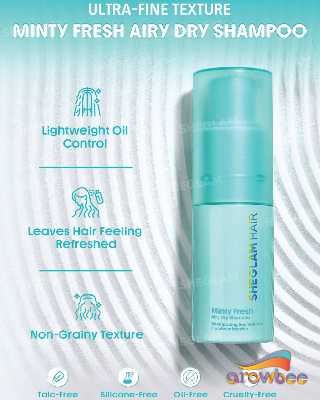 SHEGLAM HAIR Minty Fresh Airy Dry Shampoo
