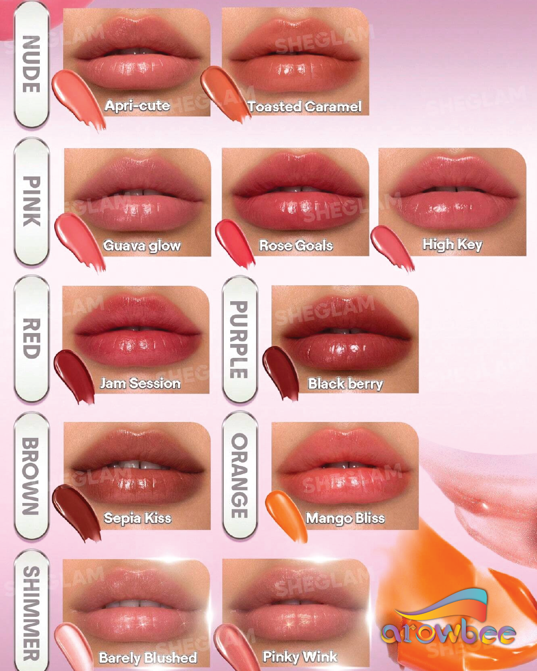 SHEGLAM Silk Slip Lip Oil Balm