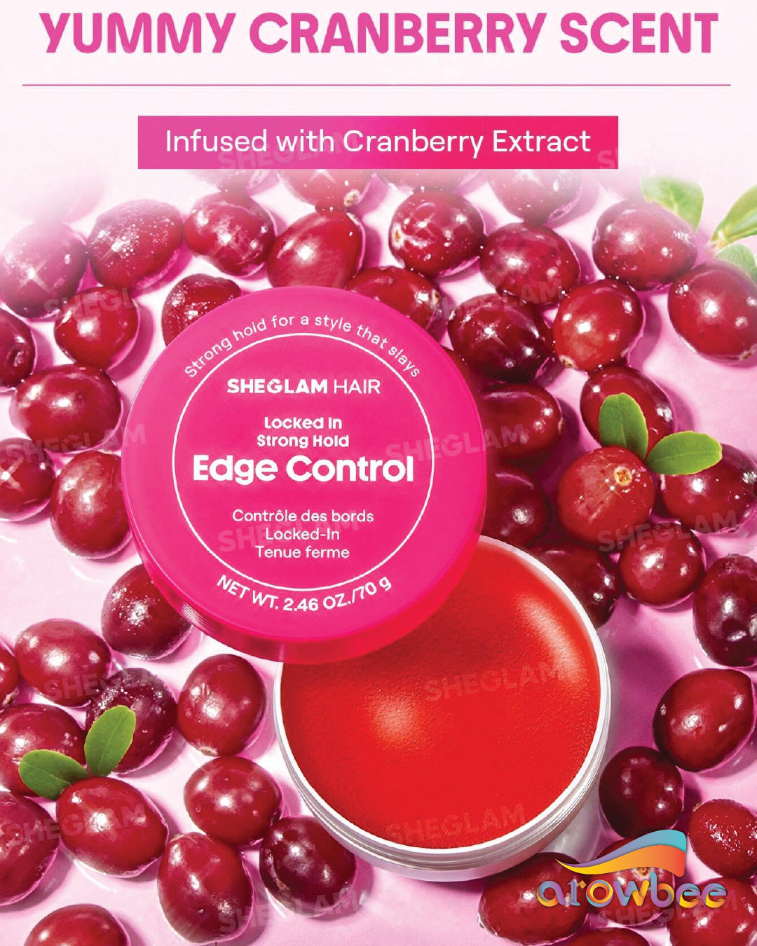 SHEGLAM Locked in Strong Hold Edge Control - 70g