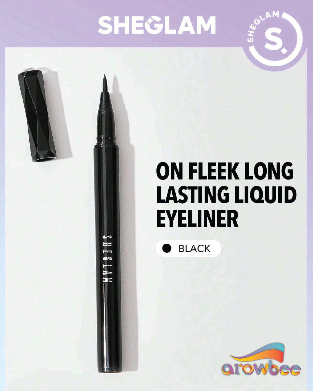 SHEGLAM On Fleek Long Lasting Liquid Eyeliner - Black