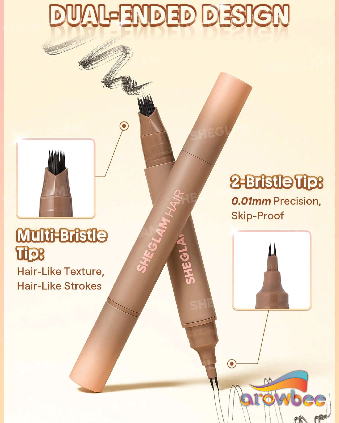 SHEGLAM HAIR 2 IN 1 Volume Boost Root Touch Up Pen