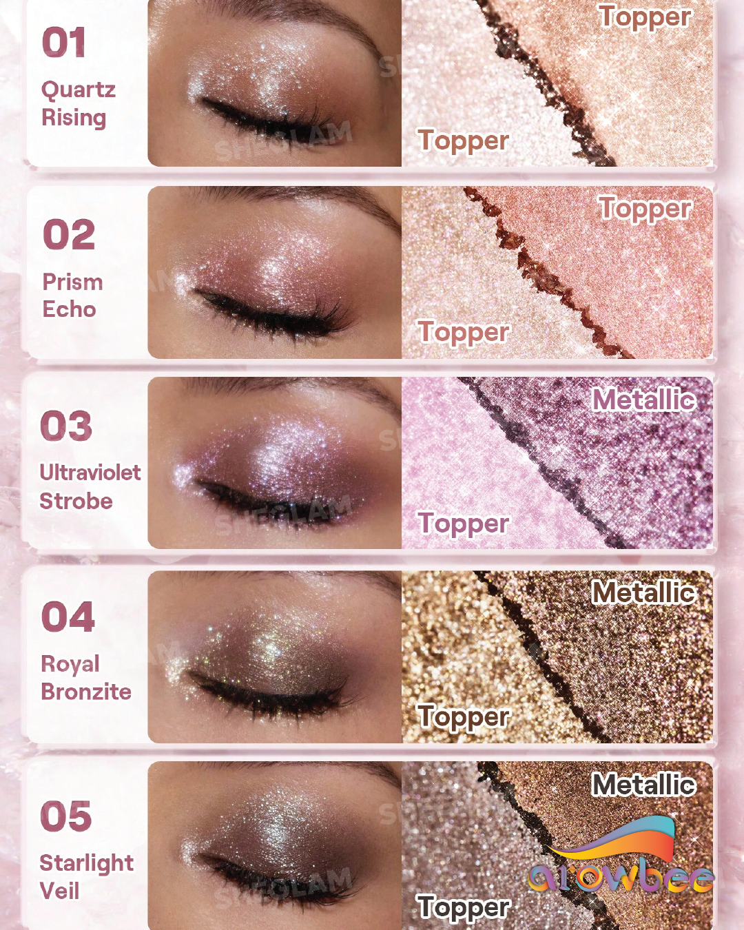 Sheglam Prismalight Baked Gelee Eyeshadow Duo