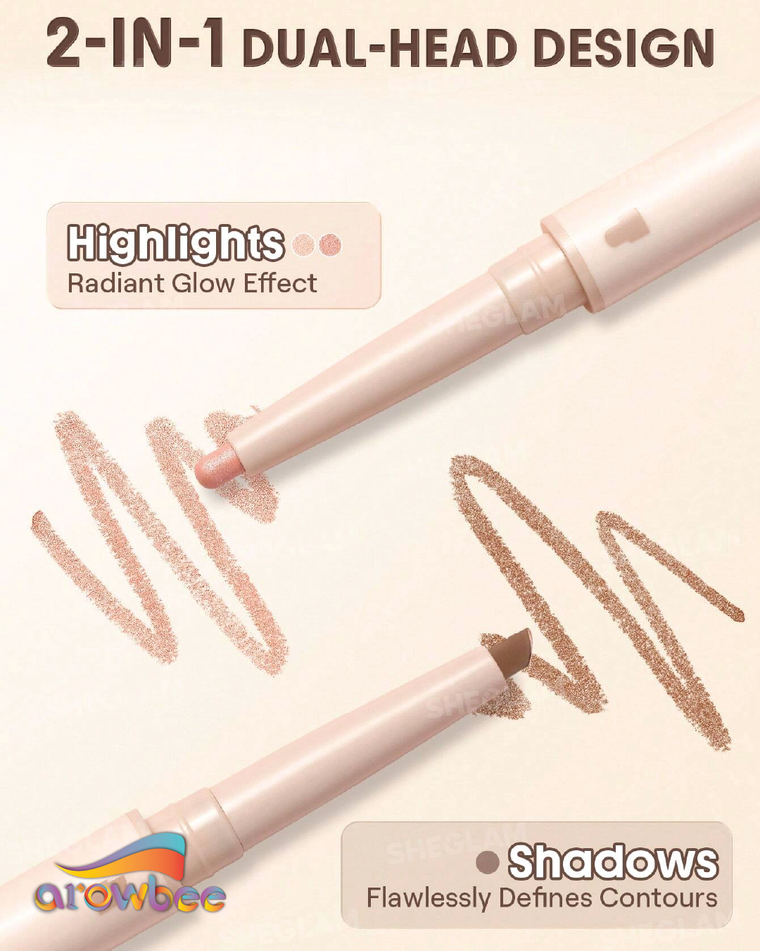 SHEGLAM Lumi-Eye Aegyo-Sal Pen Duo