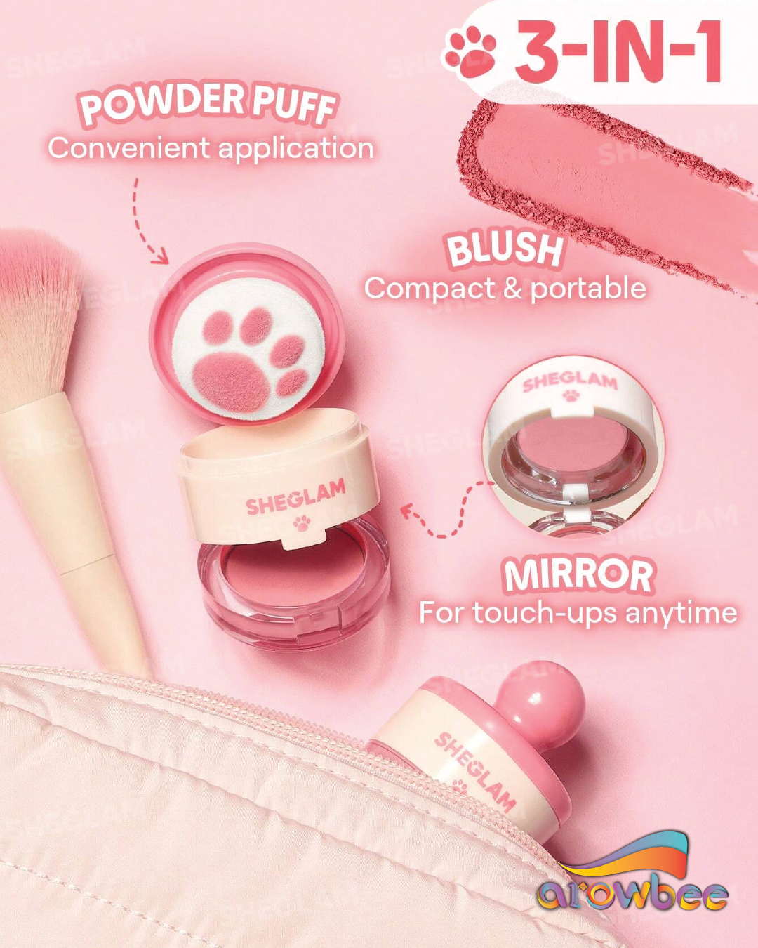 SHEGLAM Cutie Paw Blush Stamp