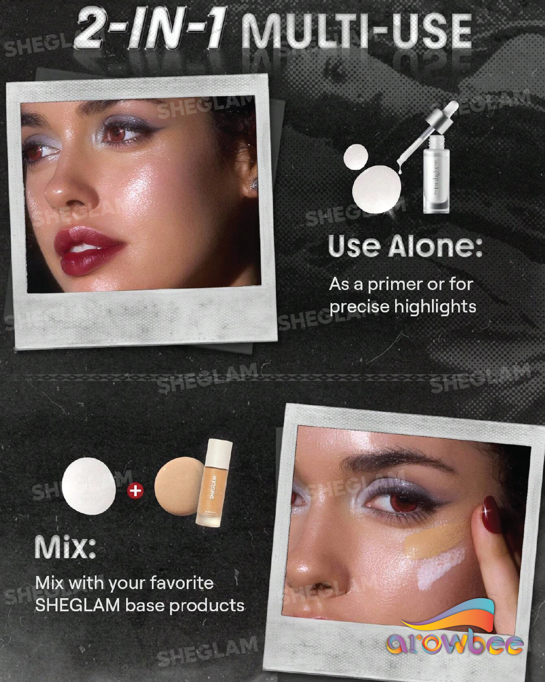 The Twilight Saga X SHEGLAM Vamp Skin Highlighter Drops