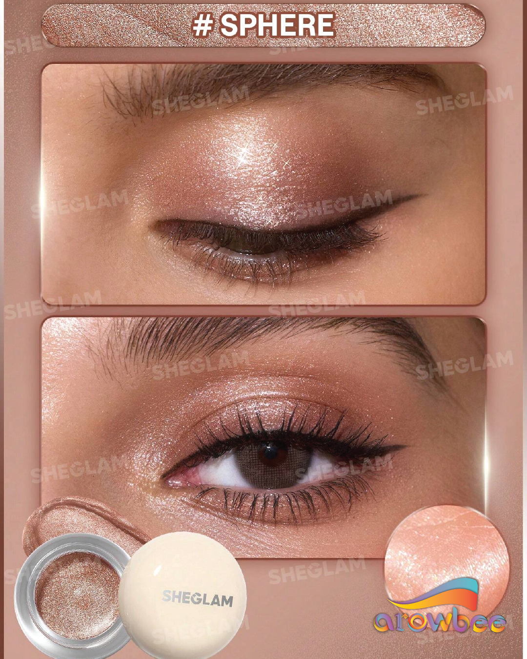 SHEGLAM Starstruck Cream Eyeshadow Pot
