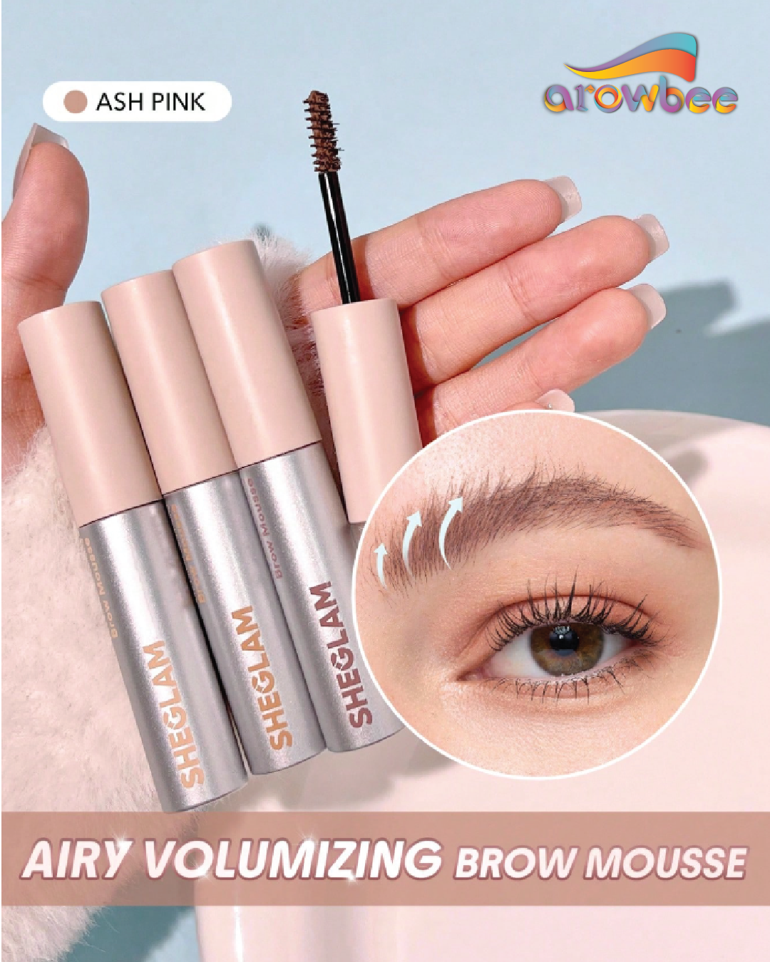 SHEGLAM Airy Tinted Volumizing Brow Mousse