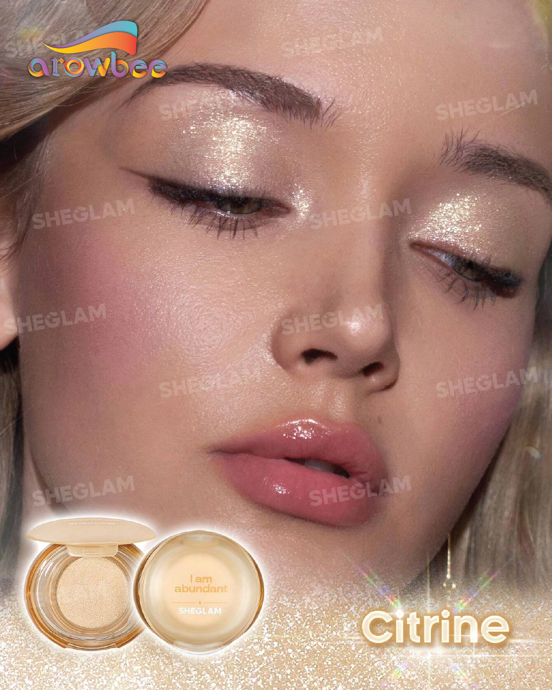 SHEGLAM Crystal Intentions Manifesting Glow Glitter Eyeshadow
