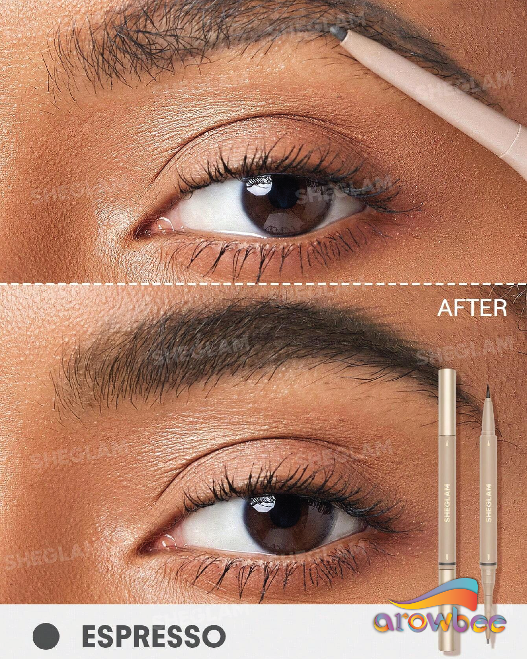 SHEGLAM Brows On Demand 2-In-1 Brow Pencil